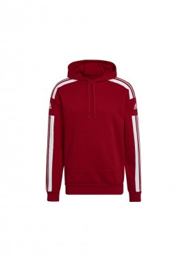 Adidas Squadra 21 Ανδρικό Φούτερ με Κουκούλα και Τσέπες Κόκκινο HC6282