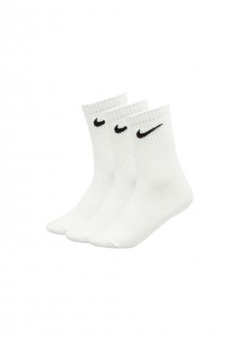 Nike Everyday Lightweight SX7676-100 Αθλητικές Κάλτσες Λευκές 3 Ζεύγη