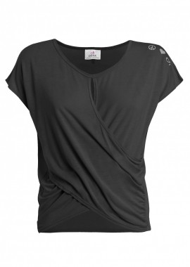 Deha Ecofeeling Yoga T-Shirt B64244-10009 Μαύρο