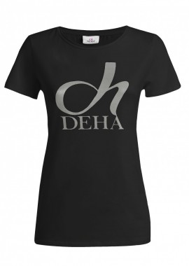 Deha Γυναικείο T-shirt Μαύρο B64770-44202
