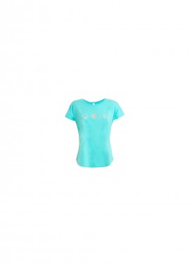 Deha Eco-Wear Yoga T-Shirt B64302-55601 Τυρκουάζ