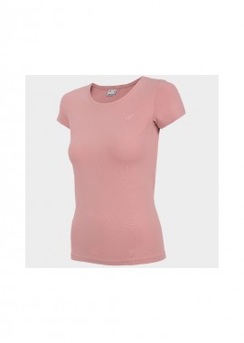 4F Γυναικείο Αθλητικό T-shirt Ροζ H4L22-TSD350-56S