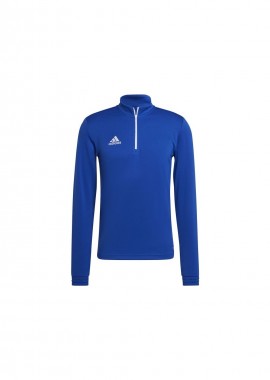 Adidas Entrada 22 Ανδρική Μπλούζα με Φερμουάρ Μακρυμάνικη Μπλε HG6286
