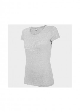 4F Γυναικείο Αθλητικό T-shirt Γκρι H4L22-TSD353-27M