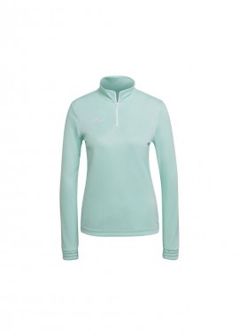 Adidas Entrada 22 Γυναικεία Μπλούζα Μακρυμάνικη με Φερμουάρ Clear Mint HC5046