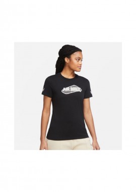 Nike Γυναικείο Αθλητικό T-shirt Μαύρο DN5856 010