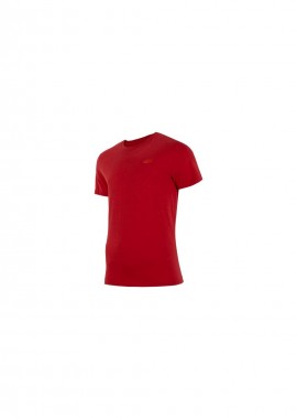 4F Ανδρικό T-shirt Κόκκινο Μονόχρωμο H4L22-TSM352-62S