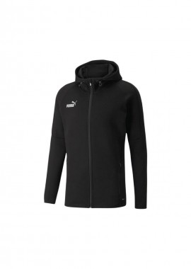 Puma TeamFinal Ανδρική Ζακέτα με Φερμουάρ και Κουκούλα Navy Μπλε 657383-06