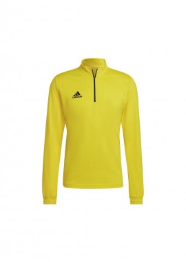 Adidas Entrada 22 Ανδρική Μπλούζα με Φερμουάρ Μακρυμάνικη Κίτρινη HI2128