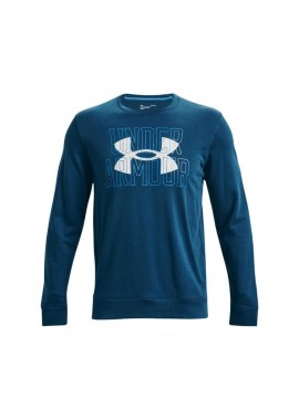 Under Armour Rival Terry Ανδρικό Φούτερ Μπλε 1370391-458