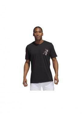 Adidas Skates Ανδρικό T-shirt Μαύρο με Στάμπα HK6723