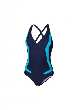 Aquaspeed Greta Αθλητικό Ολόσωμο Μαγιό Navy Μπλε 1154-04