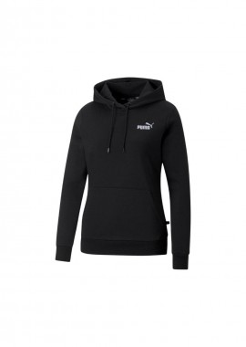 Puma Γυναικείο Φούτερ με Κουκούλα Μαύρο 670004-01