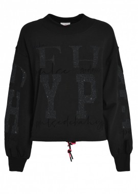 Deha Cropped Γυναικείο Φούτερ Μαύρο B74862-10009