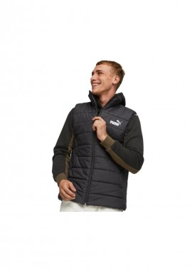 Puma Essentials Αμάνικο Ανδρικό Μπουφάν Puffer Αδιάβροχο και Αντιανεμικό Μαύρο 848939-01