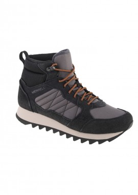 Merrell Alpine Ανδρικά Μποτάκια Μαύρα J004289