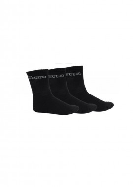 Kappa Ανδρικές Κάλτσες Μαύρες 3 Pack 34113IW-901