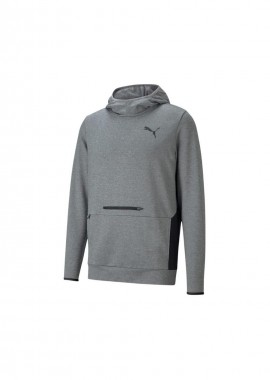 Puma Rtg Ανδρικό Φούτερ με Κουκούλα και Τσέπες Μαύρο 585831-01