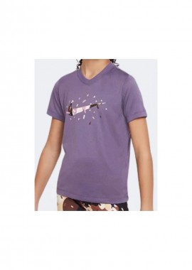 Nike Dri-Fit Παιδικό T-shirt Λιλά DV0559-553