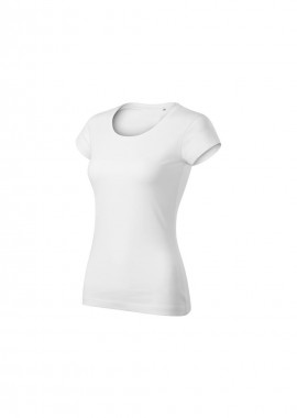 Adler Γυναικείο Διαφημιστικό T-shirt Κοντομάνικο σε Λευκό Χρώμα MLI-F6100