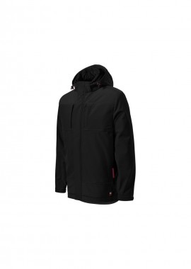 Rimeck Vertex Ανδρικό Χειμωνιάτικο Μπουφάν Softshell Αδιάβροχο και Αντιανεμικό Μαύρο MLI-W5501
