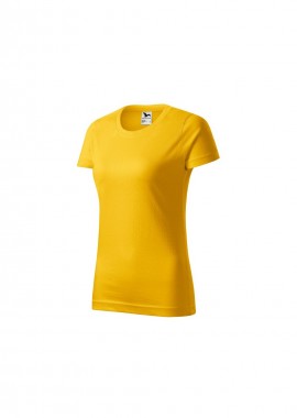 Malfini Basic Γυναικείο Διαφημιστικό T-shirt Κοντομάνικο σε Κίτρινο Χρώμα MLI-13404