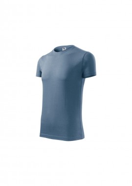 Malfini Ανδρικό Διαφημιστικό T-shirt Κοντομάνικο σε Μπλε Χρώμα MLI-14360