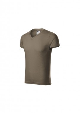 Malfini Ανδρικό Διαφημιστικό T-shirt Κοντομάνικο σε Γκρι Χρώμα MLI-14629