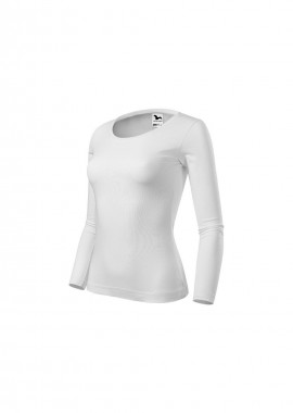 Malfini Γυναικεία Διαφημιστική Μπλούζα Μακρυμάνικη σε Λευκό Χρώμα MLI-16900