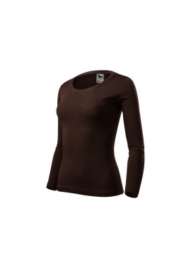 Malfini Γυναικεία Διαφημιστική Μπλούζα Μακρυμάνικη σε Καφέ Χρώμα MLI-16927