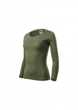 Malfini Γυναικεία Διαφημιστική Μπλούζα Μακρυμάνικη σε Πράσινο Χρώμα MLI-16909