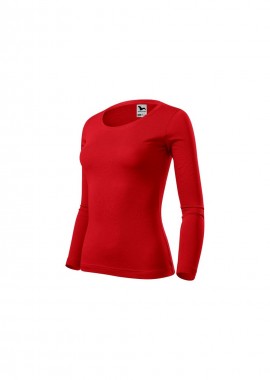 Malfini Γυναικεία Διαφημιστική Μπλούζα Μακρυμάνικη σε Κόκκινο Χρώμα MLI-16907