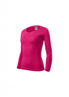 Malfini Γυναικεία Διαφημιστική Μπλούζα Μακρυμάνικη σε Ροζ Χρώμα MLI-16963