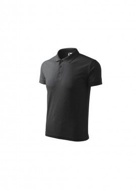 Malfini MLI-20320 Ανδρικό T-shirt Polo Μαύρο