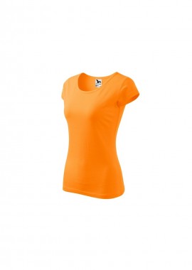 Malfini Pure Γυναικείο Διαφημιστικό T-shirt Κοντομάνικο σε Πορτοκαλί Χρώμα MLI-122A2