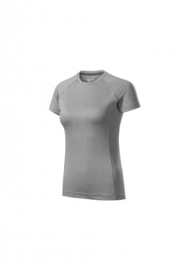 Malfini Γυναικείο Διαφημιστικό T-shirt Κοντομάνικο σε Γκρι Χρώμα MLI-17612