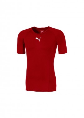 Puma Ανδρικό T-shirt Μαύρο με Λογότυπο 655918-03