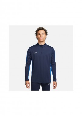 Nike Academy 23 Ανδρική Αθλητική Μπλούζα Μακρυμάνικη Dri-Fit με Φερμουάρ Μαύρη DR1352-010