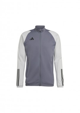 Adidas Tiro 23 Competition Ανδρική Ζακέτα με Φερμουάρ Γκρι HP1908