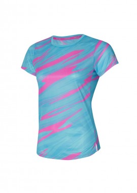 Mizuno Γυναικεία Αθλητική Μπλούζα Κοντομάνικη Τιρκουάζ J2GAA21023