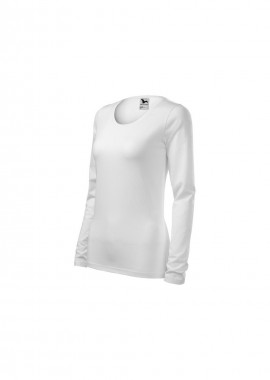 Malfini Γυναικεία Διαφημιστική Μπλούζα Μακρυμάνικη σε Λευκό Χρώμα MLI-13900