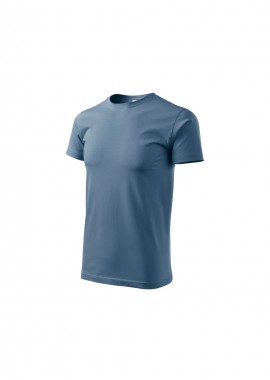 Malfini Ανδρικό Διαφημιστικό T-shirt Κοντομάνικο σε Μπλε Χρώμα MLI-13760