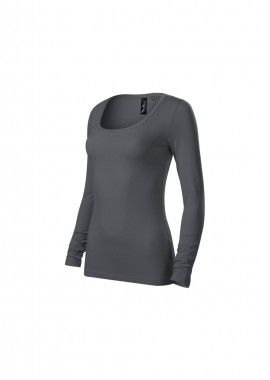 Malfini Brave Μακρυμάνικη Γυναικεία Μπλούζα Γκρι MLI-15683