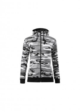 Malfini Γυναικεία Ζακέτα Φούτερ Γκρι MLI-C2032