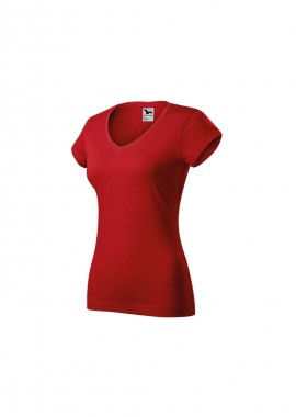 Malfini Γυναικείο Διαφημιστικό T-shirt Κοντομάνικο σε Κόκκινο Χρώμα MLI-16207