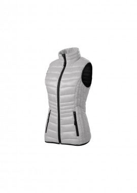 Malfini Κοντό Γυναικείο Αμάνικο Puffer Μπουφάν Γκρι MLI-554A4