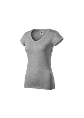 Malfini Γυναικείο Διαφημιστικό T-shirt Κοντομάνικο σε Γκρι Χρώμα MLI-16212
