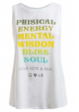 Deha Γυναικεία Αθλητική Μπλούζα Αμάνικη Λευκή B64301-10001