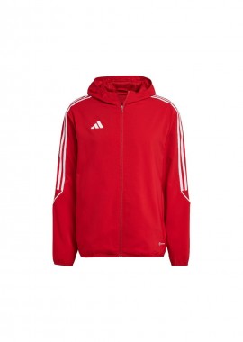 Adidas Tiro 23 League Ανδρική Φούτερ Ζακέτα με Κουκούλα και Τσέπες Κόκκινη IA1618