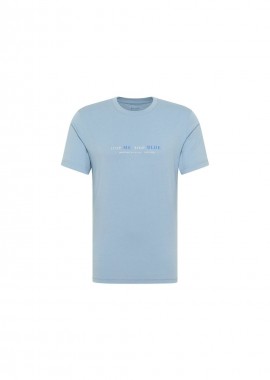Mustang Ανδρικό T-shirt Κοντομάνικο Μπλε 1013562 5124